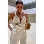 Accesoriu de bust Luxury BLX025AA din perle pentru rochii elegante, costum de baie